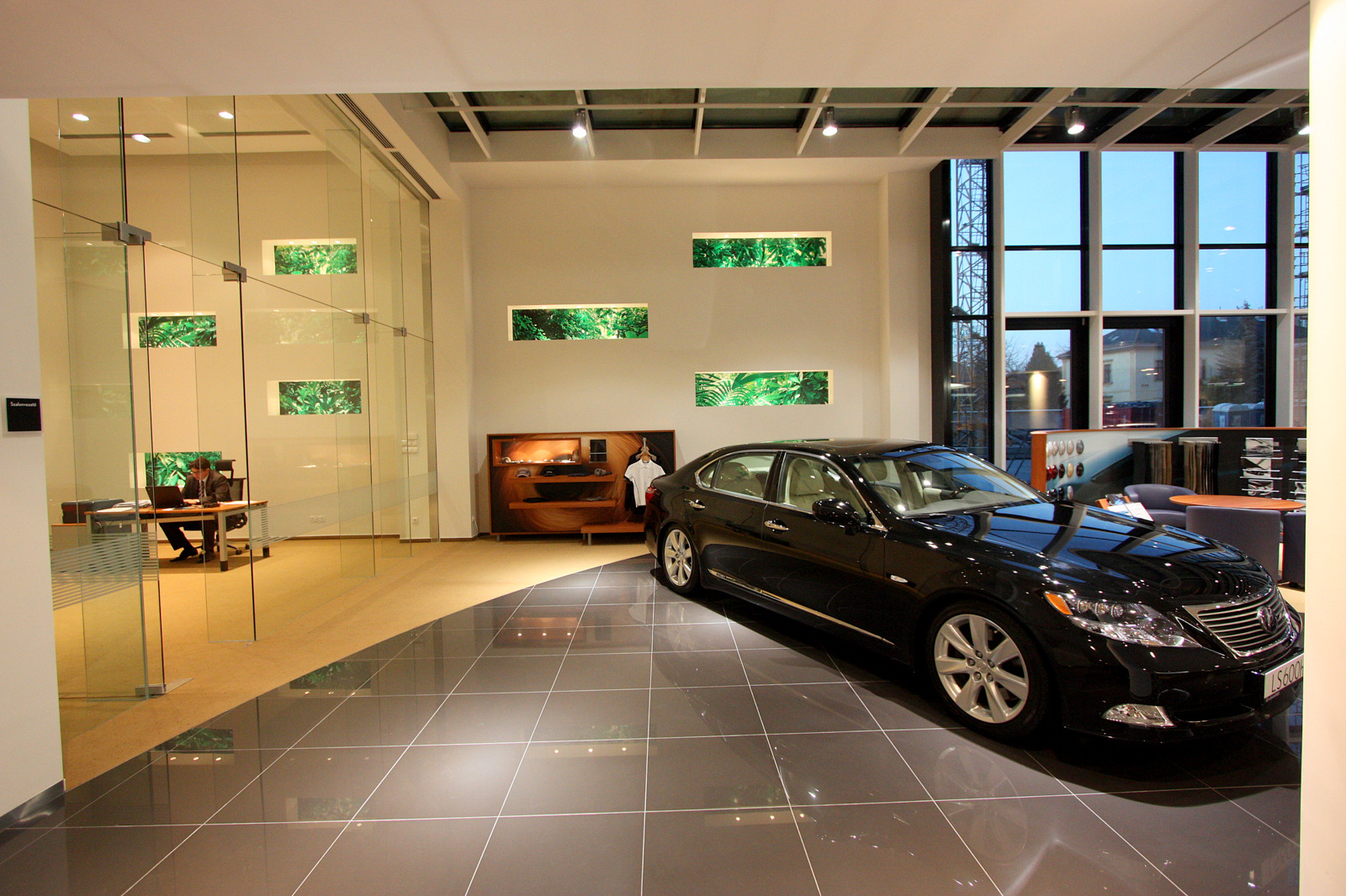 Lexus szalon belsőépítészet / Lexus salon interior architecture