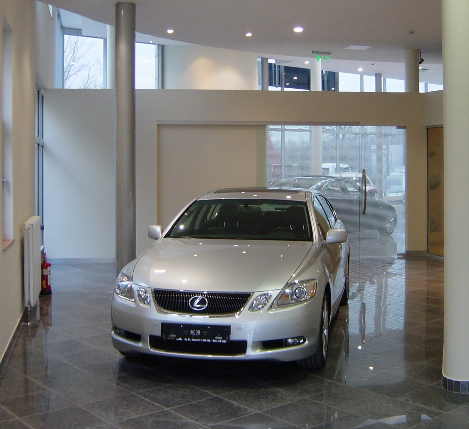 Lexus szalon belsőépítészet / Lexus salon interior design