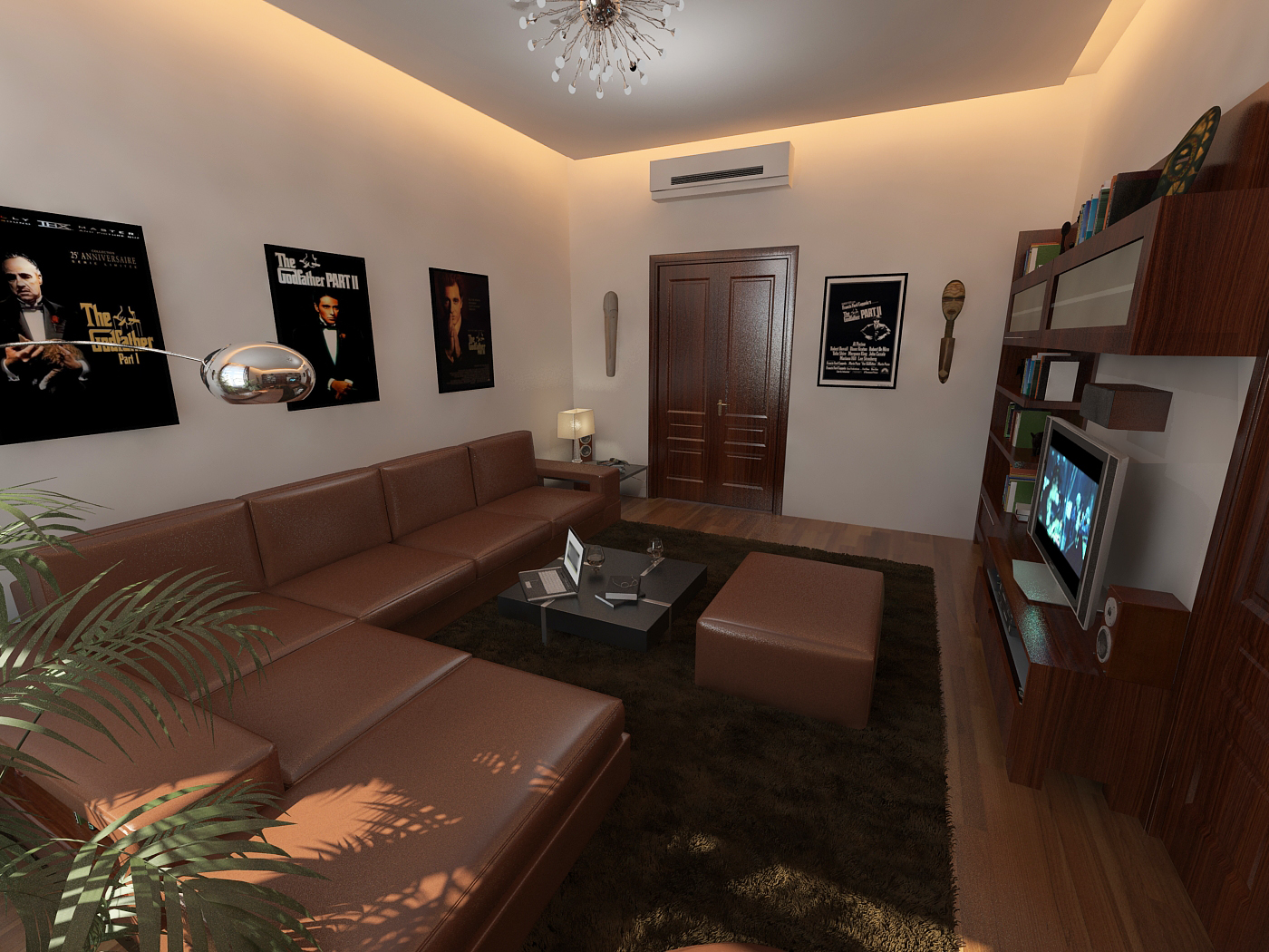 Nappali - terv / Living room - visualization